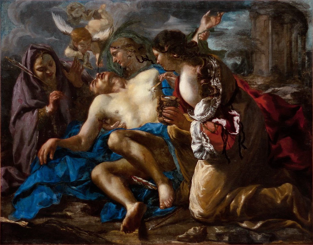 San Sebastiano curato da Santa Irene - Musee des Beaux, Arts de Brest